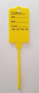 Mark II Automotive Key Tag Yellow