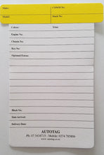 Load image into Gallery viewer, T Cards New Car Yellow