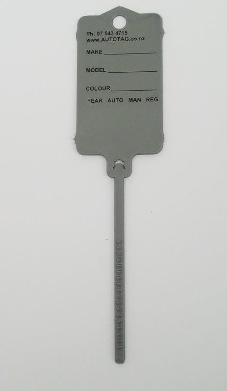 Mark II Automotive Key Tag Silver