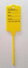 Load image into Gallery viewer, Mark II Automotive Key Tag Yellow
