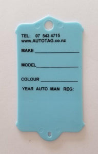Mark I Automotive Key Tag - Blue