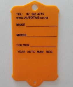 Mark I Automotive Key Tag Orange 