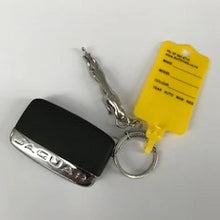 Load image into Gallery viewer, Mark II Automotive Key Tag Yellow on Car Key