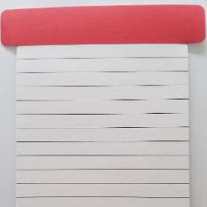 Autotag T Card Blank Red 